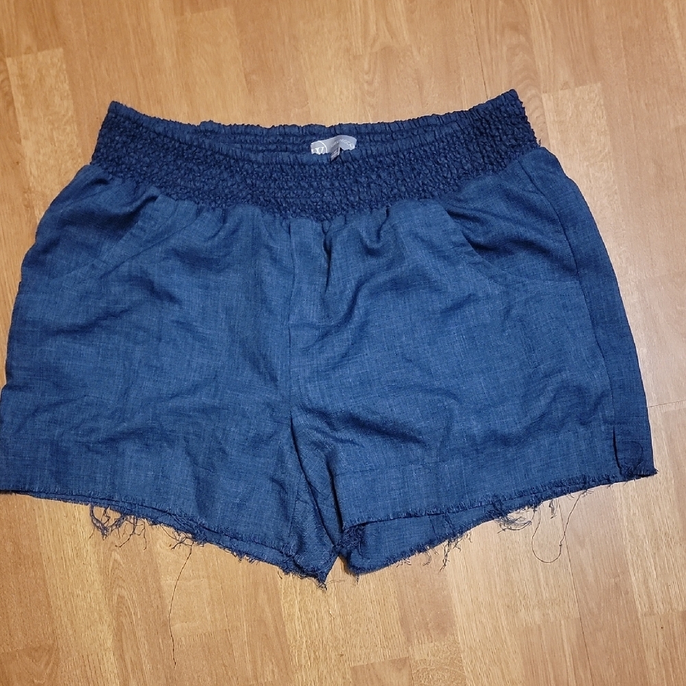 🛍 High Waist Blue Shorts 3x